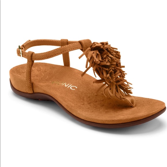 Vionic Shoes - New Vionic Rest Sosha Caramel Sandal
